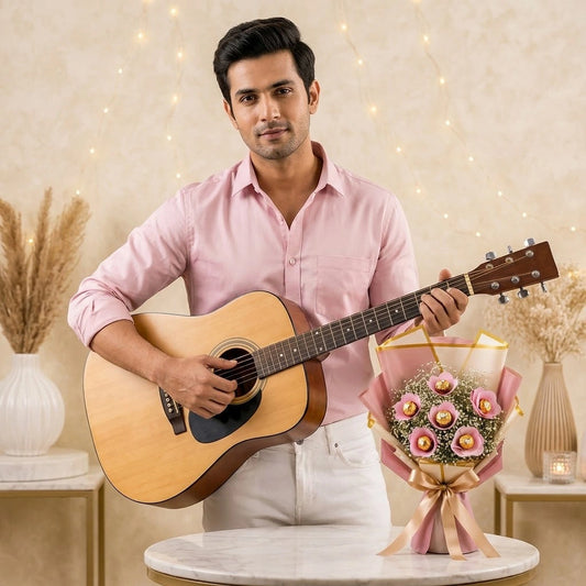 Ferrero Rocher Chocolate Gift Hamper with Guitarist