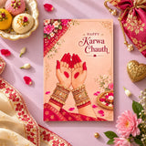 Beautiful Moments Karva Chauth Personalised Greeting Card