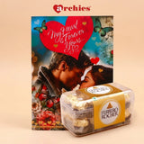 My Heart Is Forever Yours Greeting Card With Chocolate