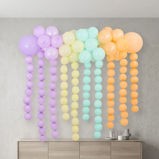 Pastel Balloon Curtain Wall Decor