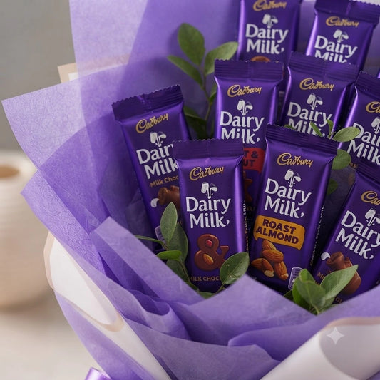 15 Pcs Cadbury Dairy Milk Chocolate Bouquet