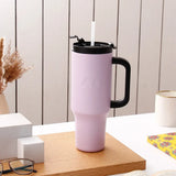 "Tender Wishes" Personalized Daughter's Day Card with Lilac Steel Tumbler