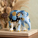 Patchie Indigo Elephant Statue | By Elephant Parade