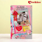 Darling You Mean The World To Me Greeting card With Chocolate