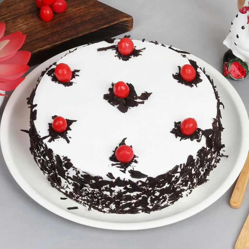 Fresh Black Forest Cherry Celebration Cake