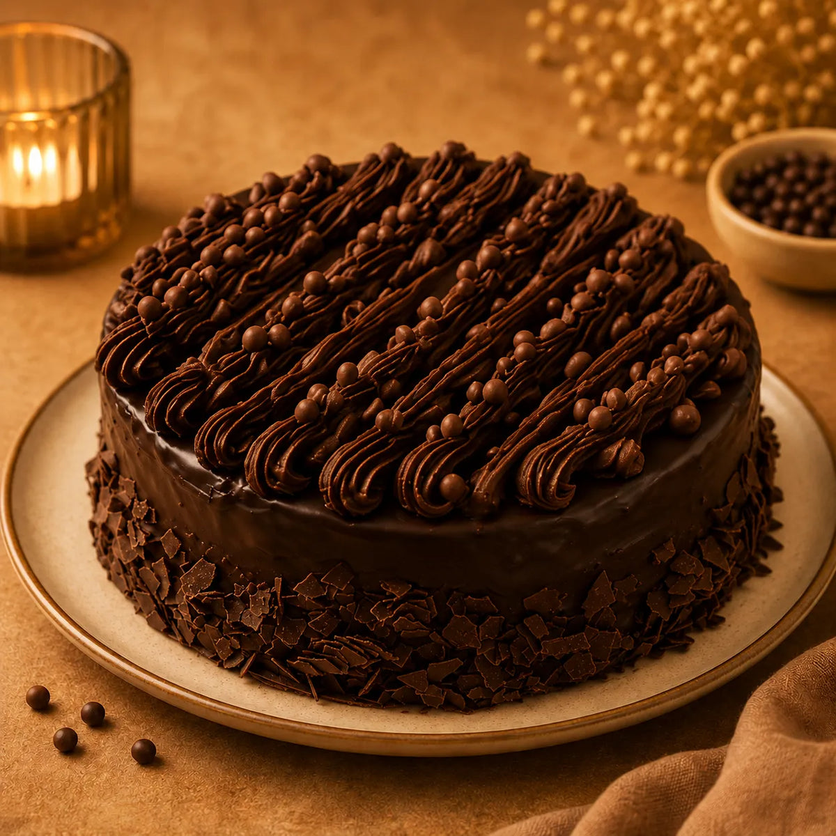 Death By Chocolate Cream Cake