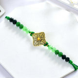Radiant Single Rakhi with Ferrero Rocher & Cashew Nut