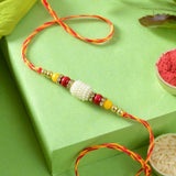 White Bead Rakhi