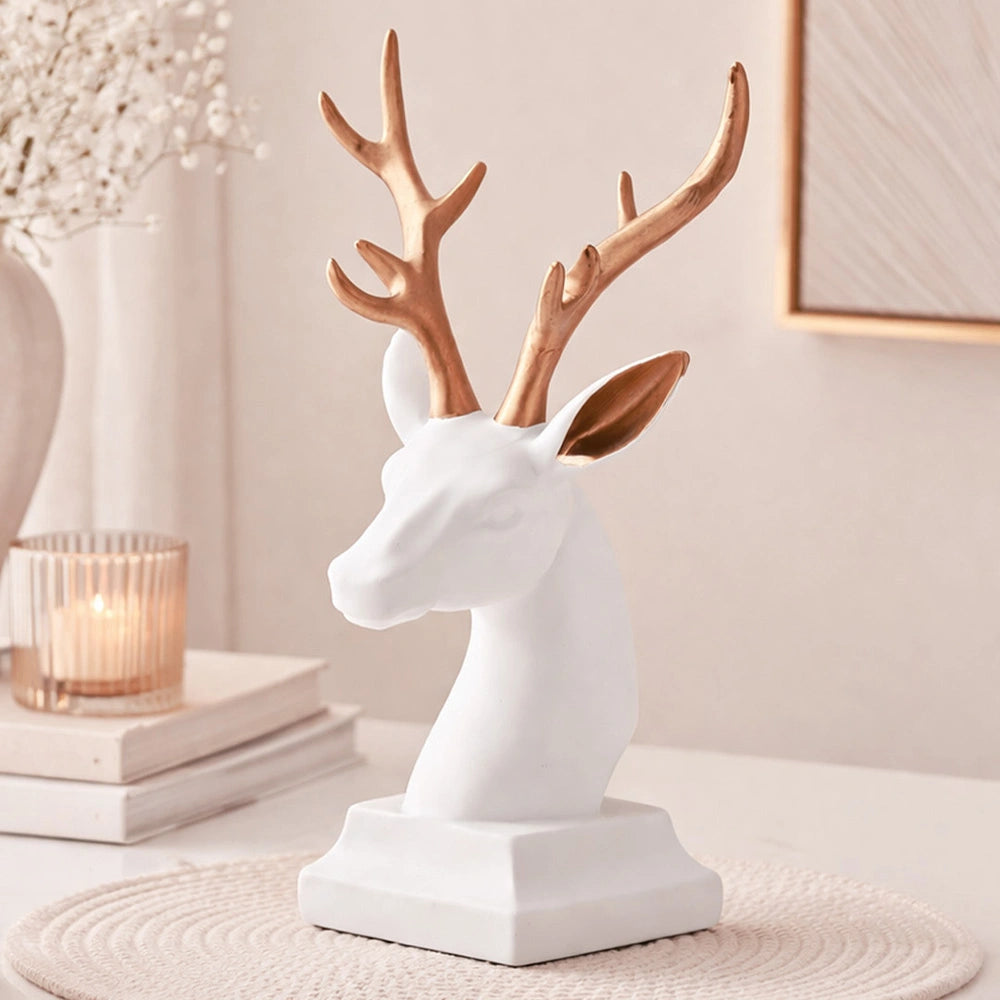 Majestic Stag Deer Head Showpiece
