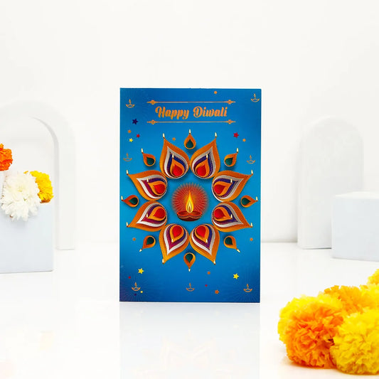 Amazing Diwali Wishes Greeting Card