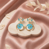 Moon Star Butterfly Dangle Earrings | Stupid Cupid