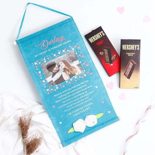 Timeless Memories Scroll- For My Darling With Hersheys Chocolate