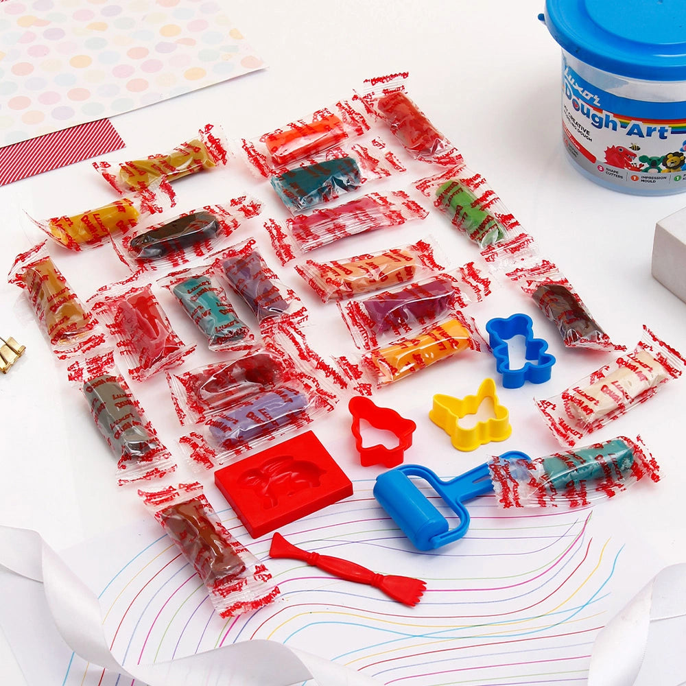 Luxor Doodles Modelling Dough Art Bucket - 360 gm