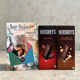 The Love Of My Life Romantic Greeting Card For Husband With Chocolates