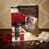 Anniversary Wishes For A Wonderful Couple Personalised Greeting Card