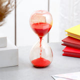 Glass Sand Timer Hourglass - Orange
