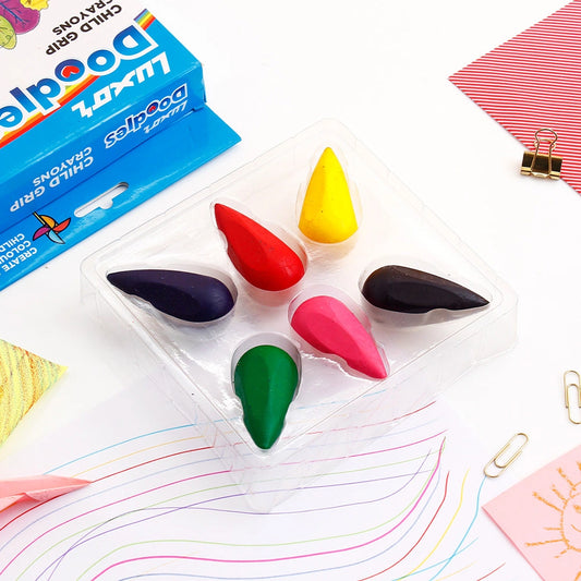 Luxor Doodles Child Grip Crayons