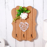 Home Sweet Home Wooden Wall Key Holder