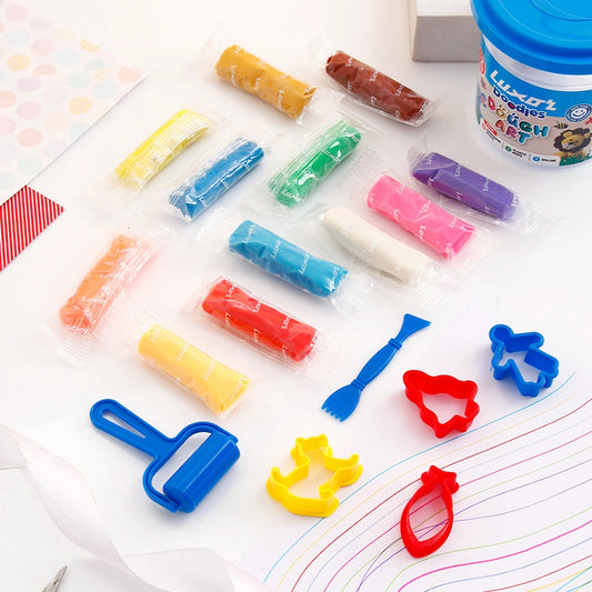 Luxor Doodles Modelling Dough Art Bucket - 240 gm