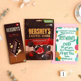 Best Wishes Greeting Card With Chocolates