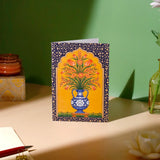 Pack of 50 Blue Vase Floral Arch Greeting Card