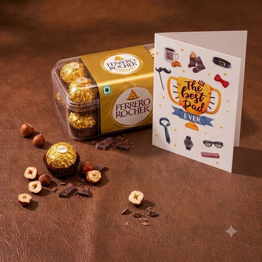 You are very Special Father Greeting Card With Chocolates