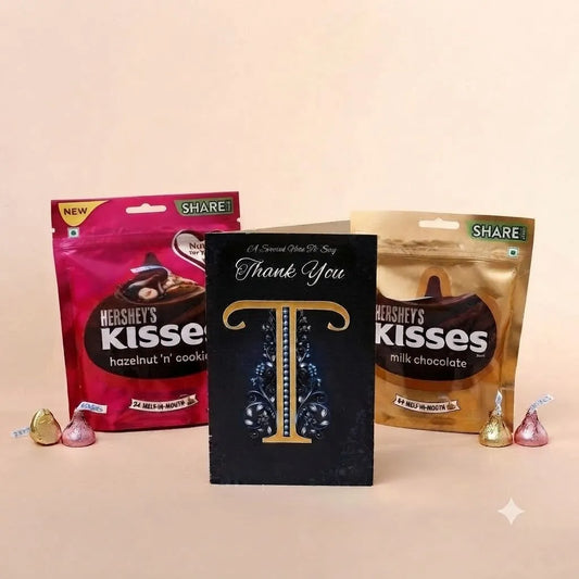 A Special Note To Say Thank You Greeting Card With Chocolates