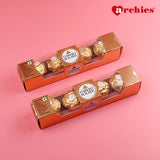 Set of 2 Charm Rakhis with Ferrero Rocher (Pack of 2, 4 pcs each)