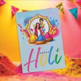 Amazing Holi Personalised Greeting Card