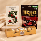 Dearest Son Birthday Card With Hershey' And Ferrero Rocher