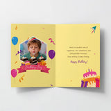 Purrfect Birthday Cats Personalised Greeting Card with Chocolate