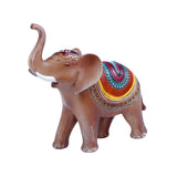 Handcrafted Meticulously Carved Elephant Showpiece