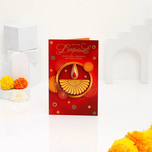 Spleding Diwali Wishes Greeting Card