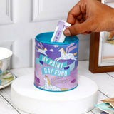 My Rainy Day Fund Tin Money Box