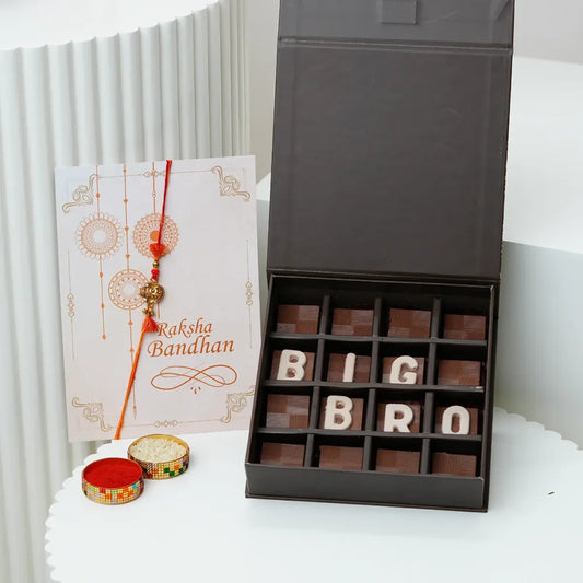 Ganesha Rakhi with BIG BRO Chocolate Combo