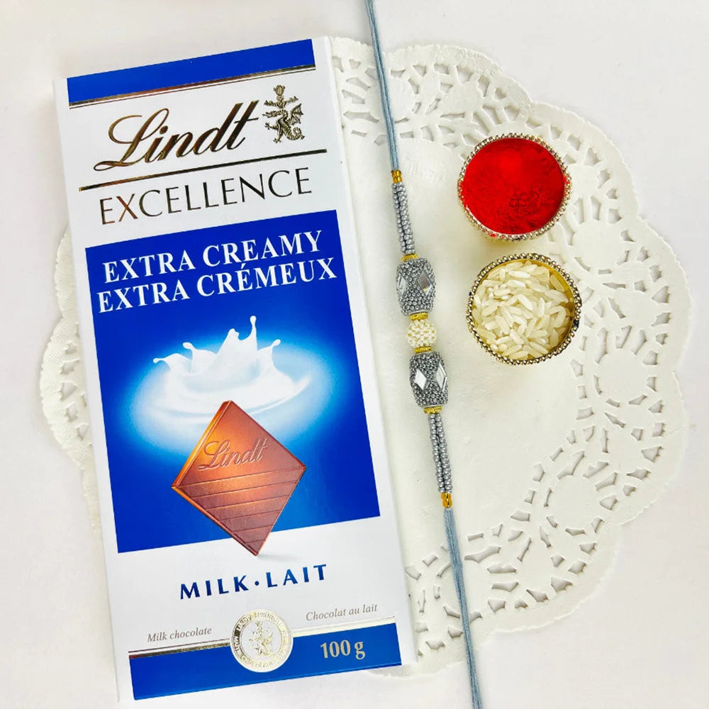 Stunning Rakhi With Lindtt Milk