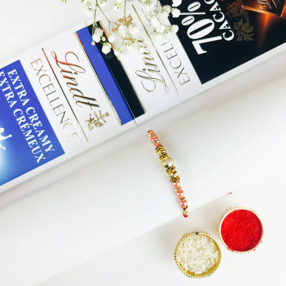 Good Luck Rakhi With Lindtt Collection