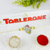 Kids Ganesh Rakhi With Toblerone
