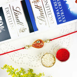 Kundan Rakhi With Lindtt Collection