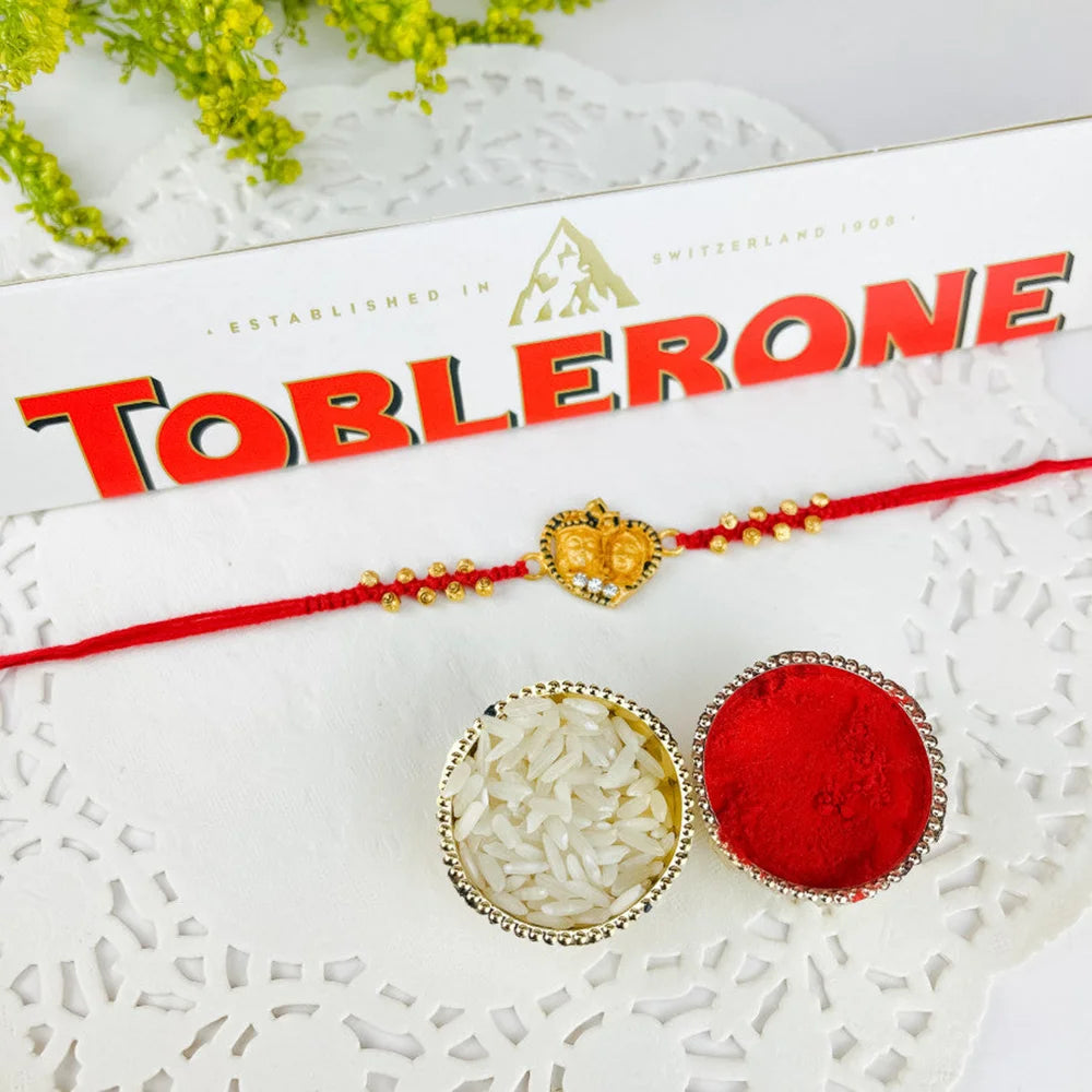 Radhakrishna Rakhi With Toblerone
