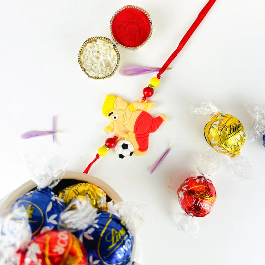 Bal Ganesh kids Rakhi With Lindt Truffles