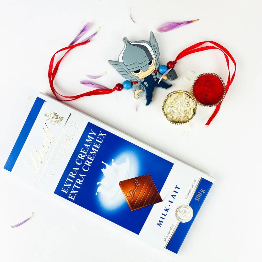 Super Hero kids Rakhi With Lindtt