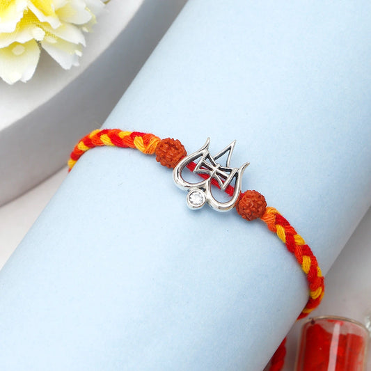 Archies Shiva Trishul Silver Rakhi
