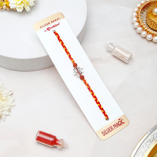 Archies Shiva Trishul Silver Rakhi