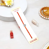 Archies Ganesha Charm Silver Rakhi