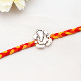 Archies Ganesha Charm Silver Rakhi
