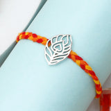 Archies Peacock Feather Silver Rakhi