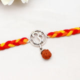 Archies Silver Khanda Rakhi with Gulab Jamun and Dry Fruits