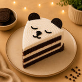 Cute Panda Chocolate Semi-Fondant Cake