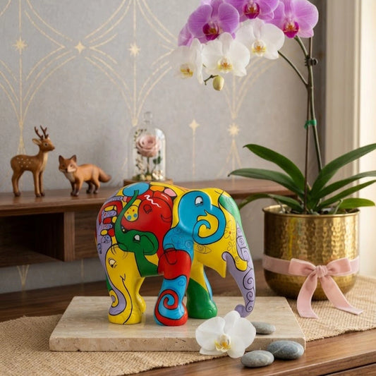 Lucky Friends Elephant Statue | By Elephant Parade